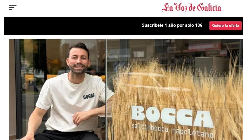 Bocca, bocatas hechos con masa de pizza napolitana en A Coruña